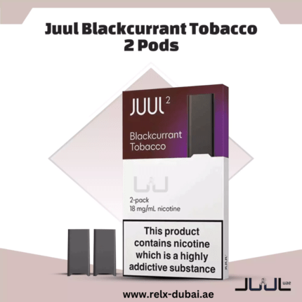 Blackcurrant Tobacco Juul 2 Pods