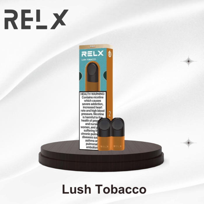 New RELX Pod Dubai UAE-Lush Tobacco - 18mg/ml