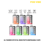 Al fakher Crystal 9000 Puffs Disposable Vape