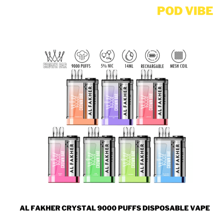 Al fakher Crystal 9000 Puffs Disposable Vape