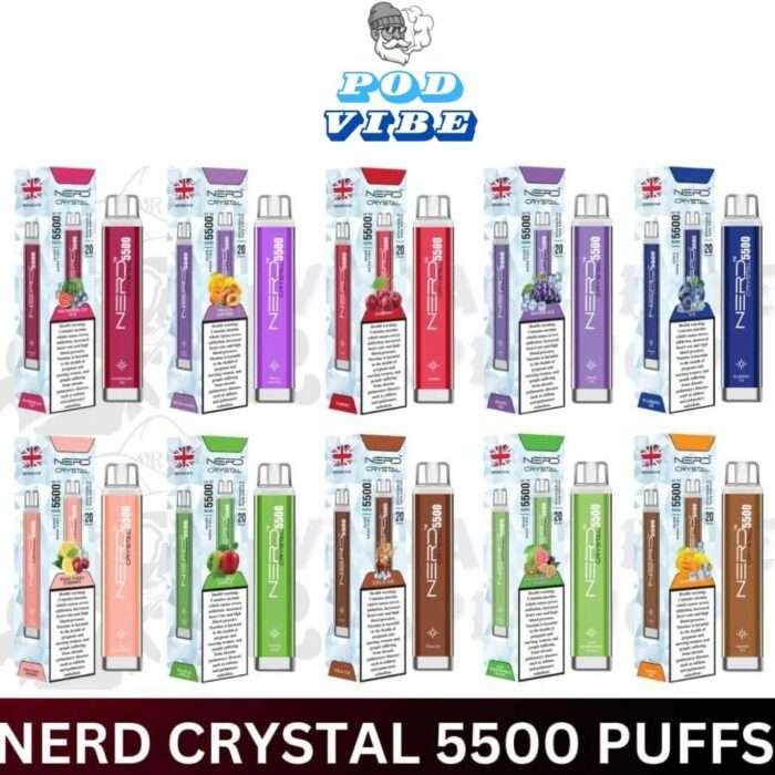 Nerd Crystal 5500 Puffs Disposable Vape