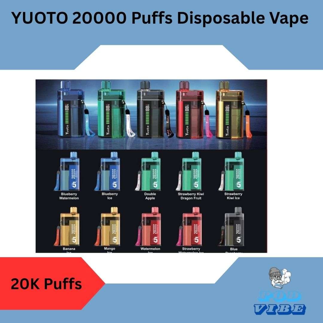 YUOTO 20000 Puffs Disposable Vape in Dubai YUOTO 20000 Puffs