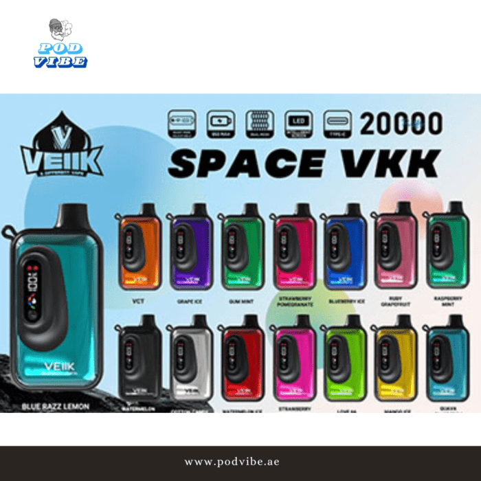 Veiik Space VKK 20000 Puffs Disposable Vape In Dubai