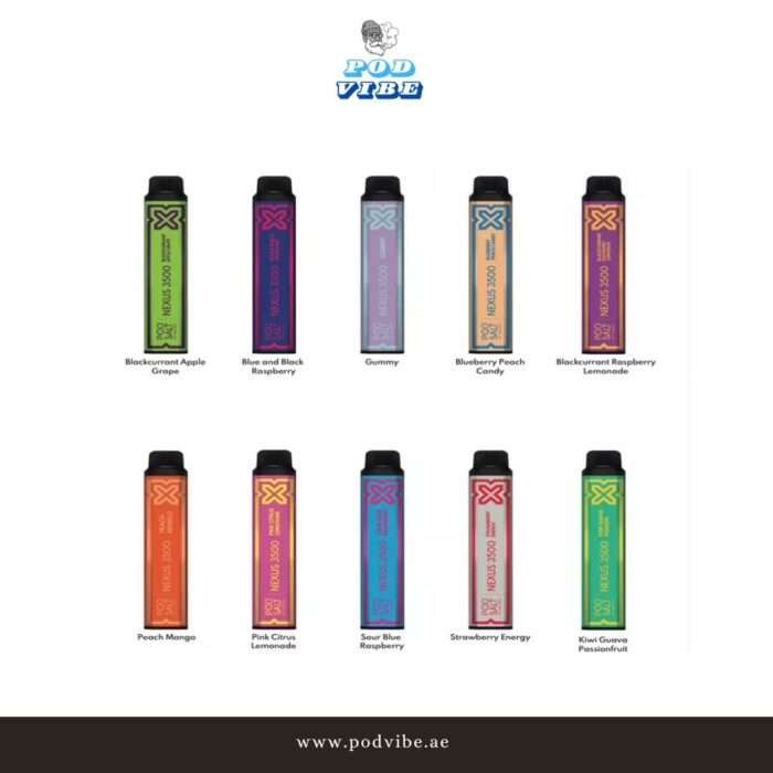 Pod Salt Nexus 3500 Puffs Disposable Vape uae dubai