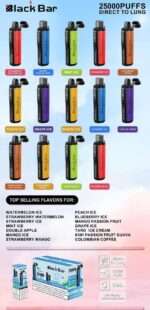 Black Bar 25000 Puffs Disposable Vape In UAE - Image 2