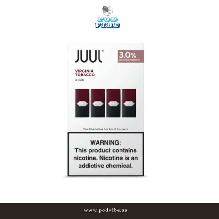 JUUL Pods Virginia Tobacco 3% In Dubai UAE