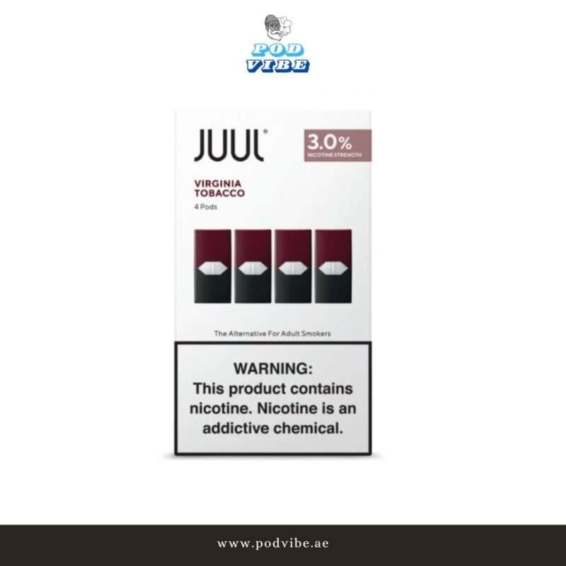 JUUL Pods Virginia Tobacco 3% In Dubai UAE