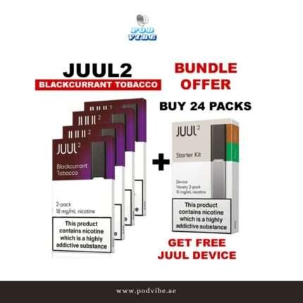 Juul 2 Blackcurrant Tobacco 24 Packs offer