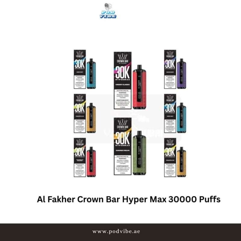 Al Fakher Crown Bar HyperMax 30000 Puffs Disposable