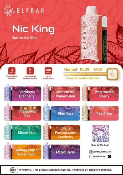 Elfbar Nic King 30000 Puffs Disposable Vape