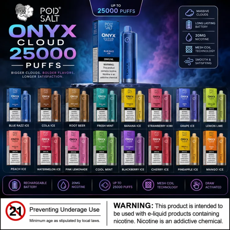 POD SALT Onyx Cloud 25000 Puffs