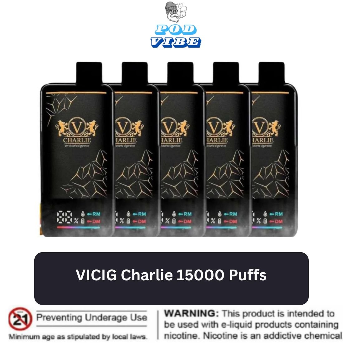 VICIG Charlie 15000 Puffs uae (1) VICIG Charlie 15000 Puffs