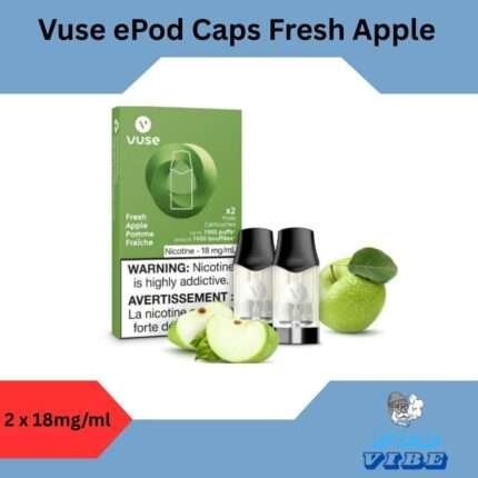 Vuse ePod Caps Fresh Apple