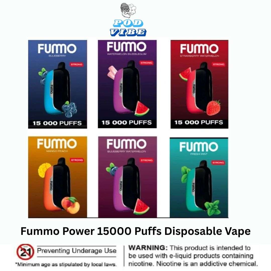 Fummo Power 15000 Puffs Disposable Vape in UAE Fummo Power 15000 Puffs Disposable