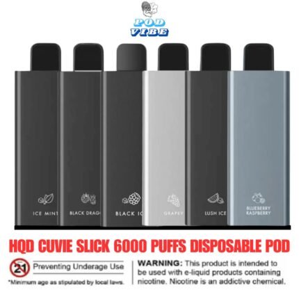 HQD Cuvie Slick 6000 Puffs Disposable Pod