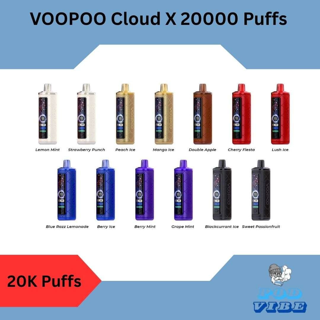 VOOPOO Cloud X 20000 Puffs uae VOOPOO Cloud X 20000 Puffs