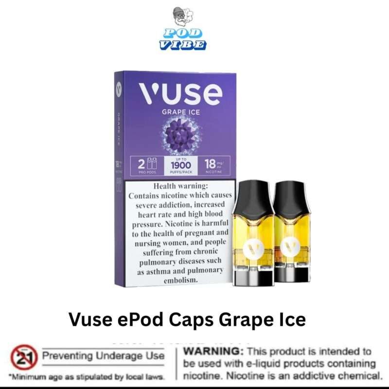 Vuse ePod Caps Grape Ice