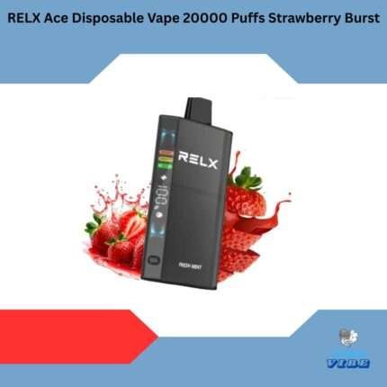 RELX Ace Disposable Vape 20000 Puffs Strawberry Burst