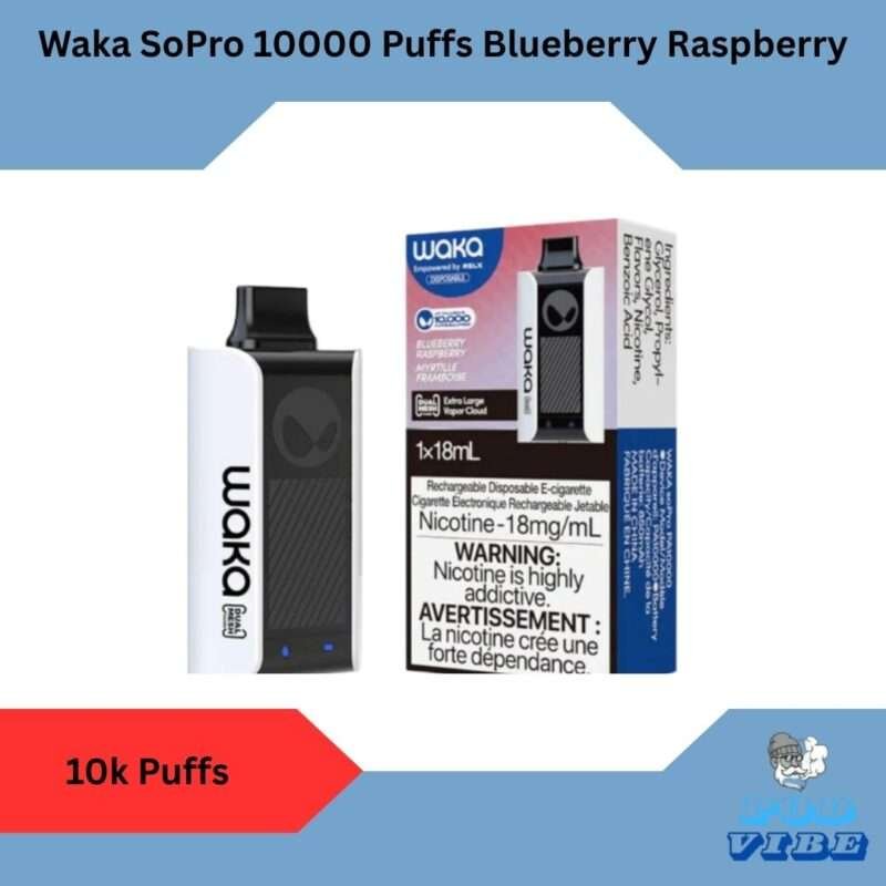 Waka SoPro 10000 Puffs Blueberry Raspberry