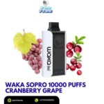 Waka SoPro 10000 Puffs Cranberry Grape