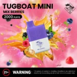 Tugboat Mini 2000 Puffs Disposable Vape in Dubai UAE - Image 4