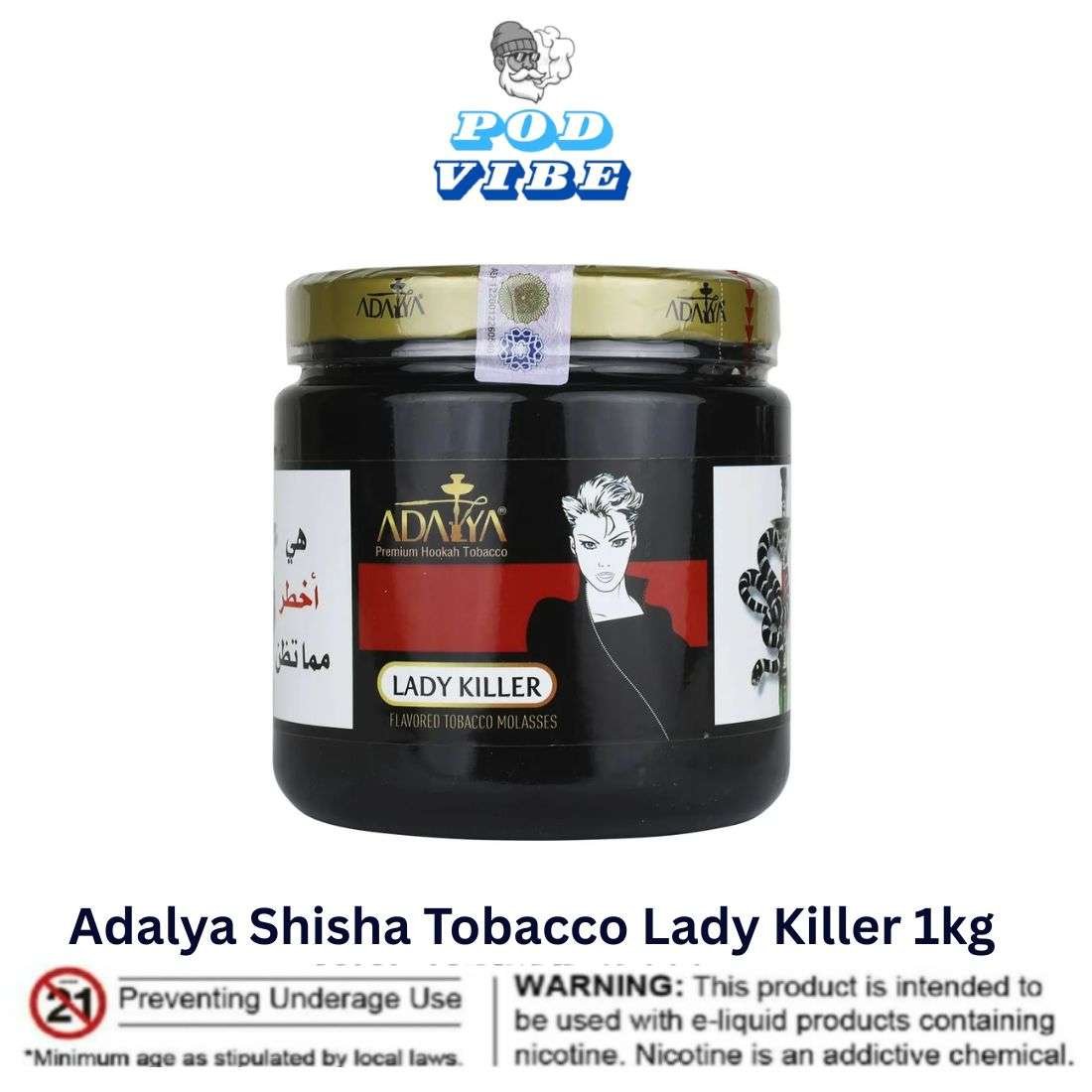 Adalya Shisha Tobacco Lady Killer 1kg in Dubai UAE Adalya Shisha Tobacco Lady Killer 1kg