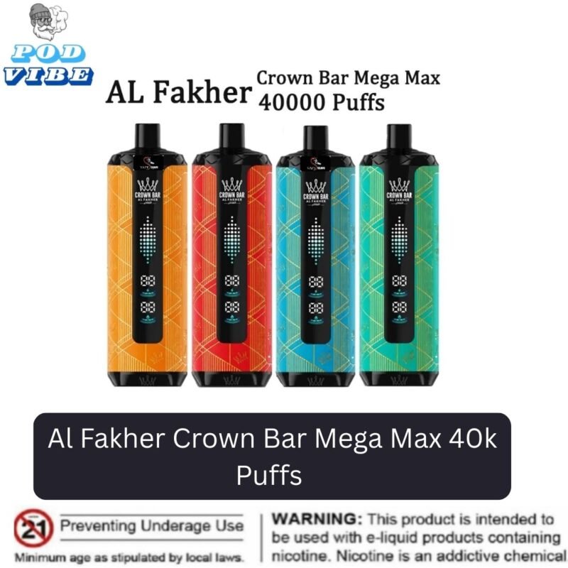 Al Fakher Crown Bar Mega Max 40k Puffs