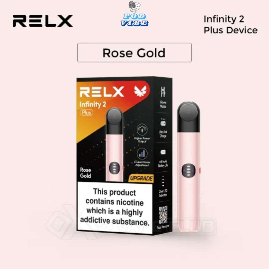 RELX Infinity 2 Plus Rose Gold UAE RELX Infinity 2 Plus Rose Gold