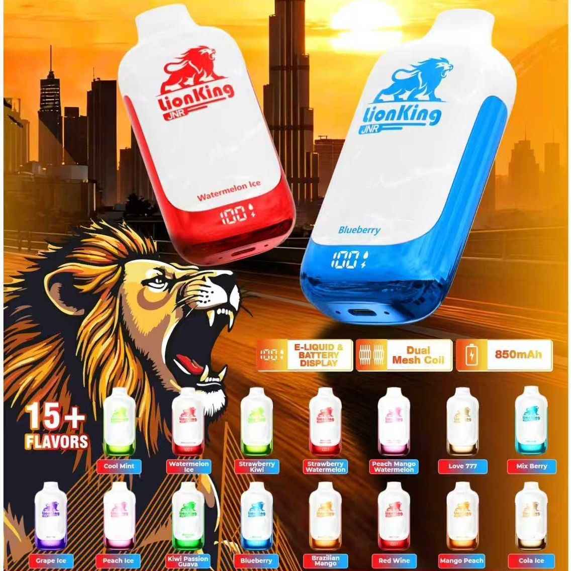 How to use JNR Lion King 50000 Puffs